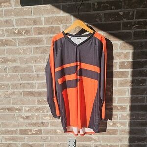 Bilt Orange And Black Long Sleeve Shirt